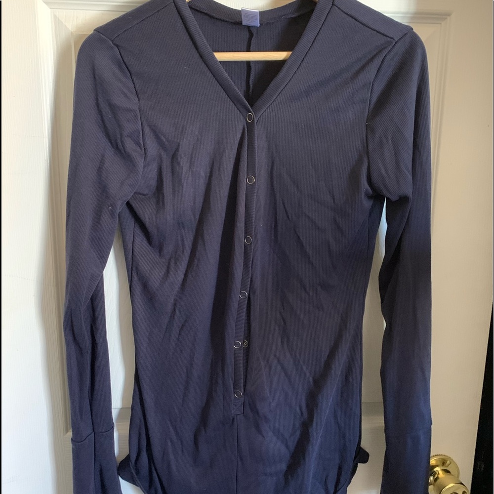 Navy blue bodysuit